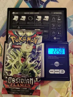 VERY HEAVY! 22.50Gram Obsidian Flames Pokemon TCG Factory Sealed Booster Pack!!! - Image 1