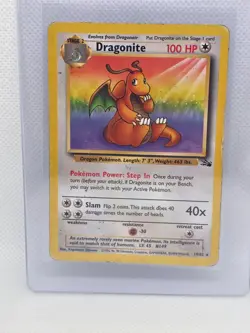 Dragonite 19/62 Fossil Regular Pokemon TCG MP - Image 1