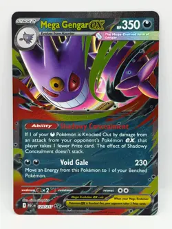 Mega Gengar ex 125/217 Ascended Heroes NM Double Rare Holo Pokemon TCG - Image 1