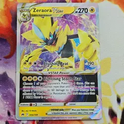 Zeraora VSTAR Foil Crown Zenith 055/159 NM/LP Pokemon TCG - Image 1