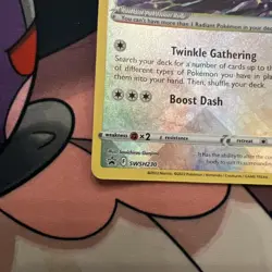 Pokemon TCG Radiant Eevee SWSH230 Promo Shiny Holo Rare Pokemon Go - Image 4