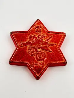 Seadra Pokemon hexagram Coin Toy Tomy Japanese Very Rare Nintendo Collection G - Image 1