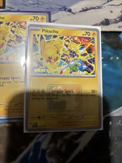 2025 Worlds Pikachu Winner Promo and Regular Promo Pokemon Card Set - Image 1