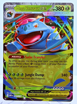 Mega Venusaur Ex 3/132 Mega Evolution MEG -Near Mint- Pokemon TCG - Image 1