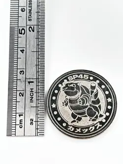 Raticate Pokemon Battle Coin Silver Japanese Very Rare Nintendo Collection - Image 2