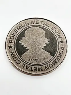 Ash Ketchum Pokemon Battle Coin Silver Japanese Very Rare Nintendo Collection - Image 3