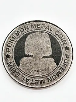 James Pokemon Battle Coin Silver Japanese Very Rare Nintendo Collection - Image 3