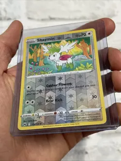 Shaymin 115/159 Crown Zenith Reverse Holo Uncommon Pokemon Card NM 2023 Nintendo - Image 2