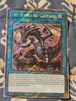 The Fang of Critias - Platinum Secret Rare - RA04-EN255 Yugioh - Image 1