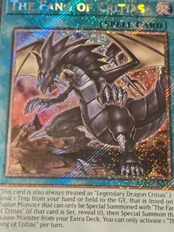 The Fang of Critias - Platinum Secret Rare - RA04-EN255 Yugioh - Image 3