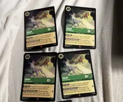 Disney Lorcana Tramp Enterprising Dog x4 playset - Image 1