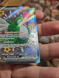 Pokemon Squawkabilly EX TCG Card 223/091 Paldean Fates Nm - Image 4