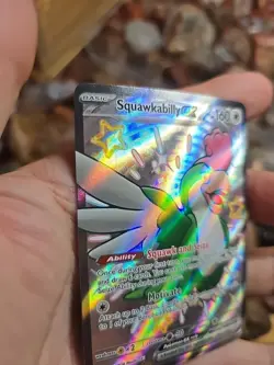 Pokemon Squawkabilly EX TCG Card 223/091 Paldean Fates Nm - Image 5