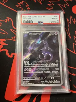 Pokemon Mewtwo Card 183/165 PSA 10 Gem Mint Japanese - Image 1