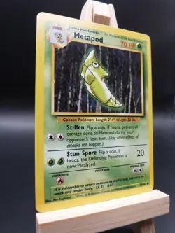 Pokemon Common Card : Metapod 54/102 (Base Set) - Image 2