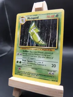 Pokemon Common Card : Metapod 54/102 (Base Set) - Image 3