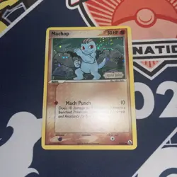 Machop (57/92) Stamped Reverse Holo EX Legend Maker Pokemon Card! - Image 2