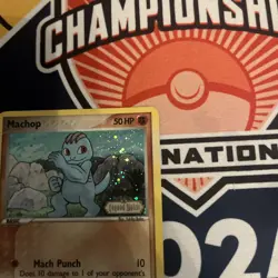 Machop (57/92) Stamped Reverse Holo EX Legend Maker Pokemon Card! - Image 4