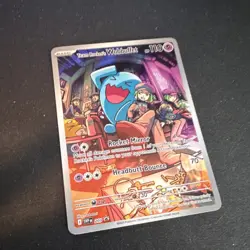 Pokemon Team Rocket's Wobbuffet SVP Promo Full Art Holo Card 203 - Image 1