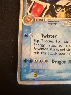 Pokemon Gyarados EX Fire Red & Leaf Green Holo Card 109/112 - Image 4