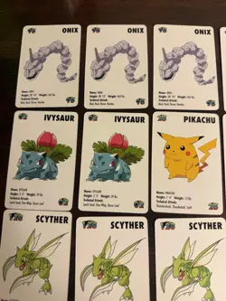1998 KFC Pokemon Mini Cards Set Lot - COMPLETE RARE - CharizardPikachu Dragonite - Image 2