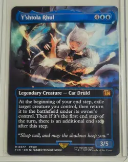 Y'shtola Rhul (Borderless) Final Fantasy Regular Mythic MTG FFXIV Card - Image 2