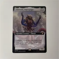 MTG Zhulodok Void Gorger Extended Art 0752 Commander Masters Colorless Eldrazi - Image 1