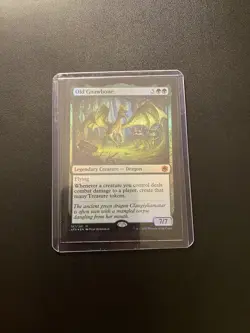 Mtg Old Gnawbone FOIL Mythic AFR#197 NM English Forgotten Realms Dragon - Image 3