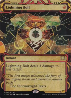 Lightning Bolt Strixhaven Rare Foil #42 NM MTG - Image 1