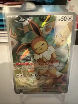 Pokemon TCG Eevee SVP 173 Prismatic Evolutions ETB-Black Star Promo Card - Image 1