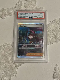 2024 POKEMON SFA EN-SHROUDED FABLE SPECIAL ILLUSTRATION RARE CASSIOPEIA PSA 10 - Image 1