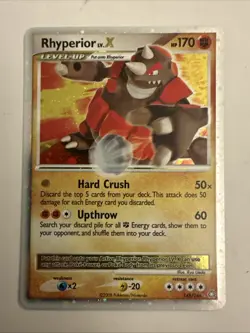 Rhyperior LV. X 145/146 - Pokemon Diamond & Pearl Legends Awakened Ultra Rare - Image 1
