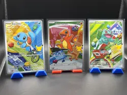 Pokemon TCG First Partner Illustration Collection Series 1 Kanto GEN 1 Starters - Image 1