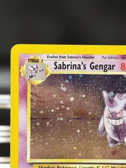 2000 Pokemon Gym Heroes Sabrina's Gengar 14/132 Holo Foil Rare WOTC Unlimited - Image 3