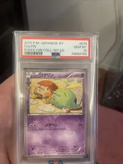 PSA 10 Pokemon Japanese XY Gulpin gen 1, 14/32 - Image 1