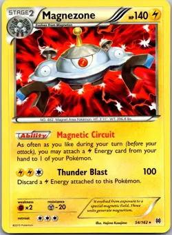Magnezone - (XY BREAKthrough) 054/162 - Deck Exclusives Pokemon Rare LP - Image 1