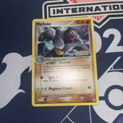 Pokemon TCG Machoke 39/92 EX Legend Maker Reverse Holo Stamped - Image 1