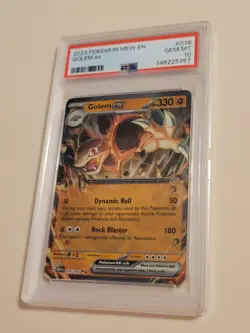 Golem EX - Pokemon 151 Mew En #076 - Gem Mint PSA 10 - Image 1