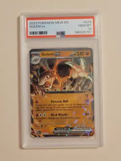 Golem EX - Pokemon 151 Mew En #076 - Gem Mint PSA 10 - Image 2