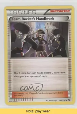 Team Rocket's Handiwork Pokemon XY Fates Collide #112 READ 2f4 - Image 1