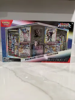 Pokemon TCG-Prismatic Evolutions Premium Figure Collection Factory Sealed Box - Image 1