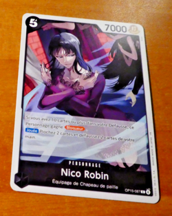 ONE PIECE FRANCAISE CARD GAME CARTE NICO ROBIN OP15-087 FR MINT 2026 - Image 1