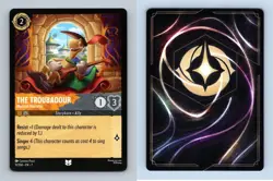 The Troubadour #11/204 Lorcana Archazia's Island 2025 Disney Uncommon TCG Card - Image 1