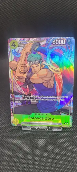 One Piece Card Game Roronoa Zoro SR Alt Art OP15-113 Adventure on KAMI's Island - Image 1