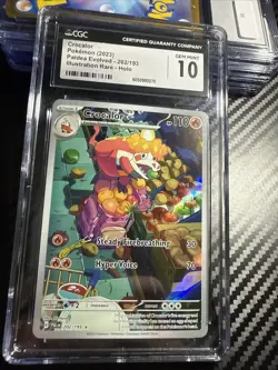 CGC 10 Crocalor 202/193 Paldea Evolved Illustration Rare Holo Pokemon Card - Image 1