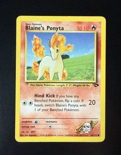 Pokemon Blaine's Ponyta Gym Challenge 64/132 Regular Card - Image 1