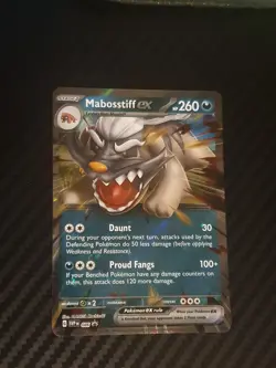 Mabosstiff EX SVP086 - SV Black Star Promo - Pokemon Card - Near Mint - Image 1