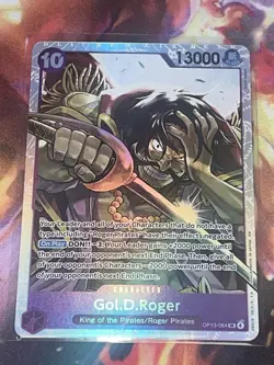 Gol. D. Roger (SR) Op13-064 One Piece Card Carrying On His Will English - Image 1