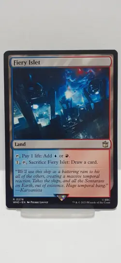 FIERY ISLET - MAGIC THE GATHERING UNIVERSES BEYOND DR. WHO - Image 1