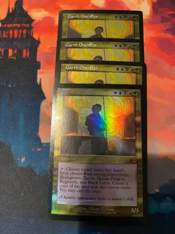 MTG Modern Horizons 2 Garth One Eye Retro Frame x 4, Three Etched - Image 1